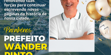 Parabéns Prefeito Wander Pinto
